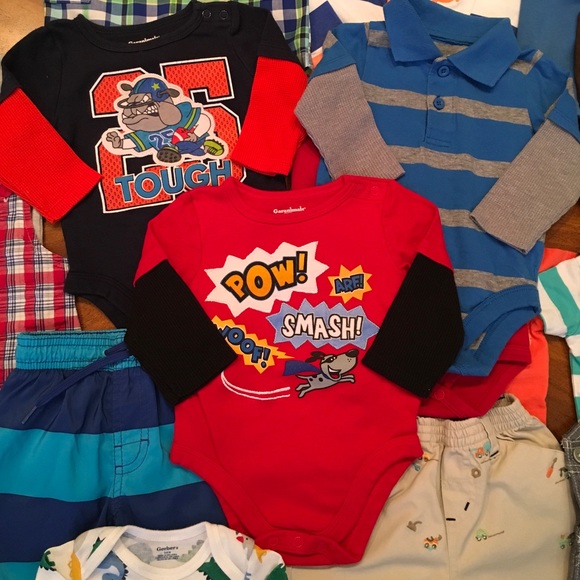 ❌❌SOLD❌❌🍭Lot Of Baby Boy Clothes Size 3M 3-6M🍭 - Picture 4 of 8